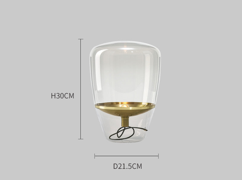 Scandinavian Minimalist Living Room Glass Table Lamp Modern Light Luxury Corner Table Desk Bedside Lamp Bedroom Bedside Creative Lamps Scandinavian Minimalist Living Room Glass Table Lamp Modern Light Luxury Corner Table Desk Bedside Lamp Bedroom Bedside Creative Lamps