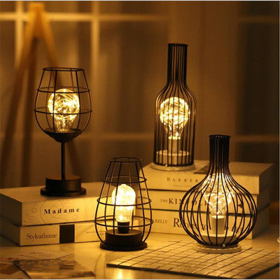 Minimalist hollow table lamps Minimalist hollow table lamps