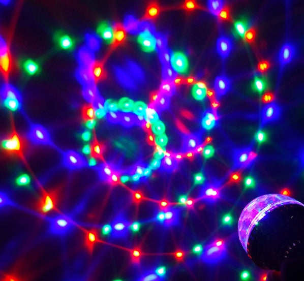 LED Colorful lights rotating magic ball lights atmosphere lights LED Colorful lights rotating magic ball lights atmosphere lights