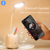 LED Desk Lamp Multifunctional Bluetooth Sound Desk Light Reading Eye Protection Table Lamp Bedroom Bedside Music Lgiht USB Lamps LED Desk Lamp Multifunctional Bluetooth Sound Desk Light Reading Eye Protection Table Lamp Bedroom Bedside Music Lgiht USB Lamps