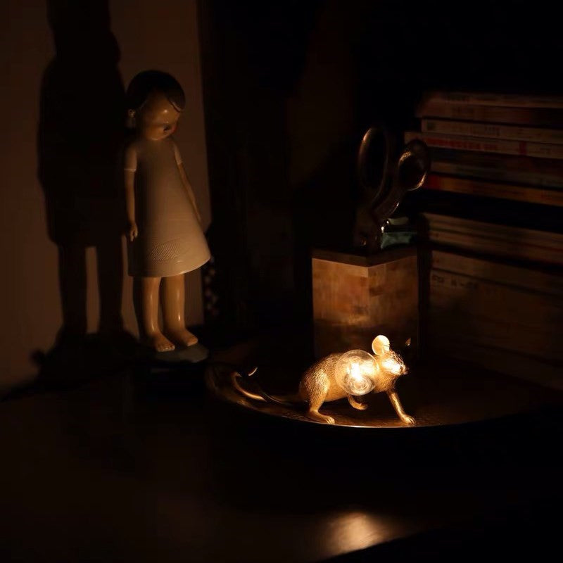 Creative Nordic Resin Mouse Table Lamp Desk LED Night Lights Small Mini Rat Desk Lamps Creative Nordic Resin Mouse Table Lamp Desk LED Night Lights Small Mini Rat Desk Lamps