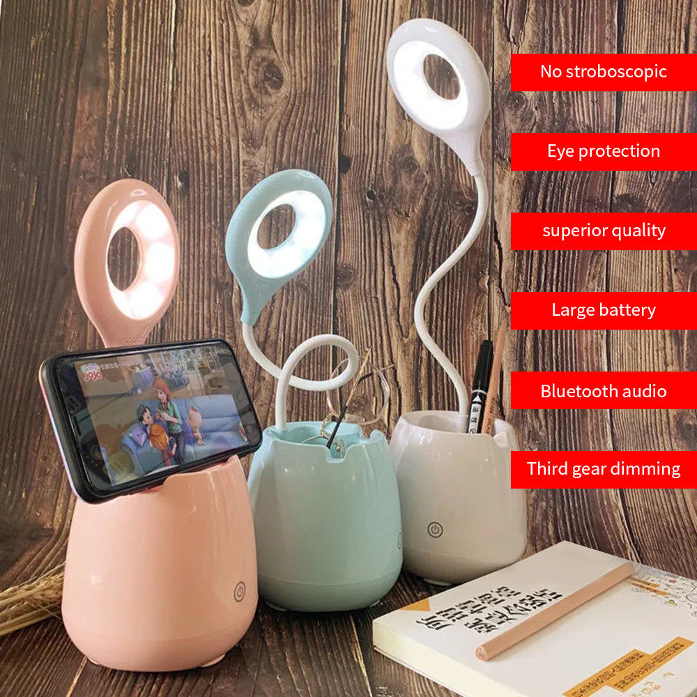 LED Desk Lamp Multifunctional Bluetooth Sound Desk Light Reading Eye Protection Table Lamp Bedroom Bedside Music Lgiht USB Lamps LED Desk Lamp Multifunctional Bluetooth Sound Desk Light Reading Eye Protection Table Lamp Bedroom Bedside Music Lgiht USB Lamps