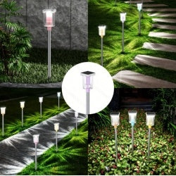 6 Pack Outdoor Solar Landscape Lights Perfectly Suited For Ambient Lighting In Outdoor Spaces, Courtyards, Corridors, Gardens, And Backyards 6 Pack Outdoor Solar Landscape Lights Perfectly Suited For Ambient Lighting In Outdoor Spaces, Courtyards, Corridors, Gardens, And Backyards