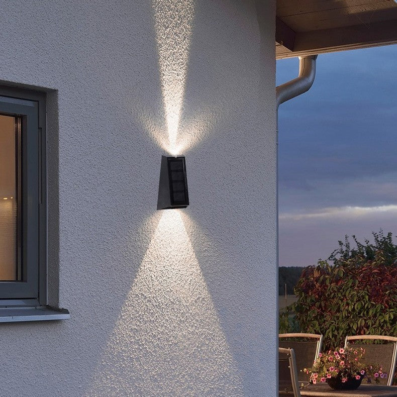 Solar Garden Courtyard Household Waterproof Up And Down Glow Outdoor Decoration Wall Lights Solar Garden Courtyard Household Waterproof Up And Down Glow Outdoor Decoration Wall Lights
