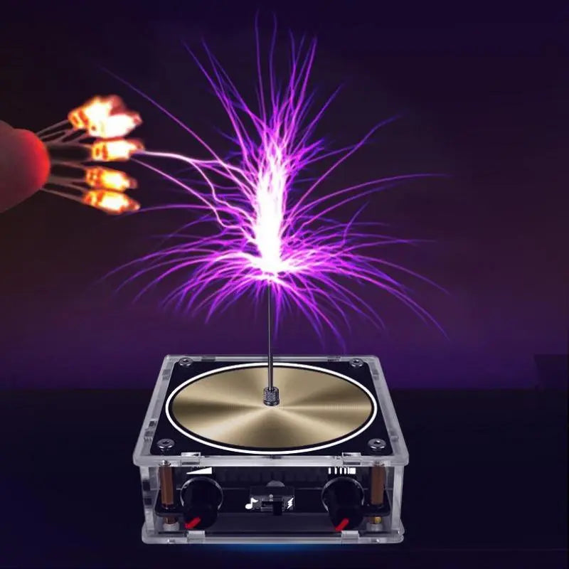 Music Tesla Coil , Touchable, Artificial Lightning, Spark Gap Electric Arc Generator, Dekstop Decoration, Science Teaching, Experminetal Model Music Tesla Coil , Touchable, Artificial Lightning, Spark Gap Electric Arc Generator, Dekstop Decoration, Science Teaching, Experminetal Model