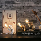 Creative Nordic Resin Mouse Table Lamp Desk LED Night Lights Small Mini Rat Desk Lamps Creative Nordic Resin Mouse Table Lamp Desk LED Night Lights Small Mini Rat Desk Lamps