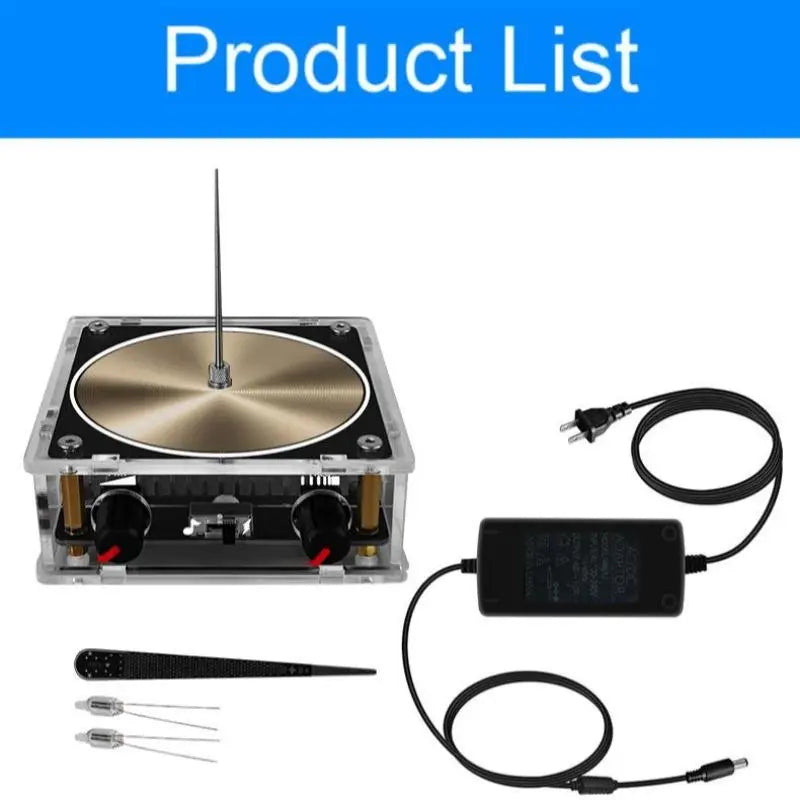 Music Tesla Coil , Touchable, Artificial Lightning, Spark Gap Electric Arc Generator, Dekstop Decoration, Science Teaching, Experminetal Model Music Tesla Coil , Touchable, Artificial Lightning, Spark Gap Electric Arc Generator, Dekstop Decoration, Science Teaching, Experminetal Model