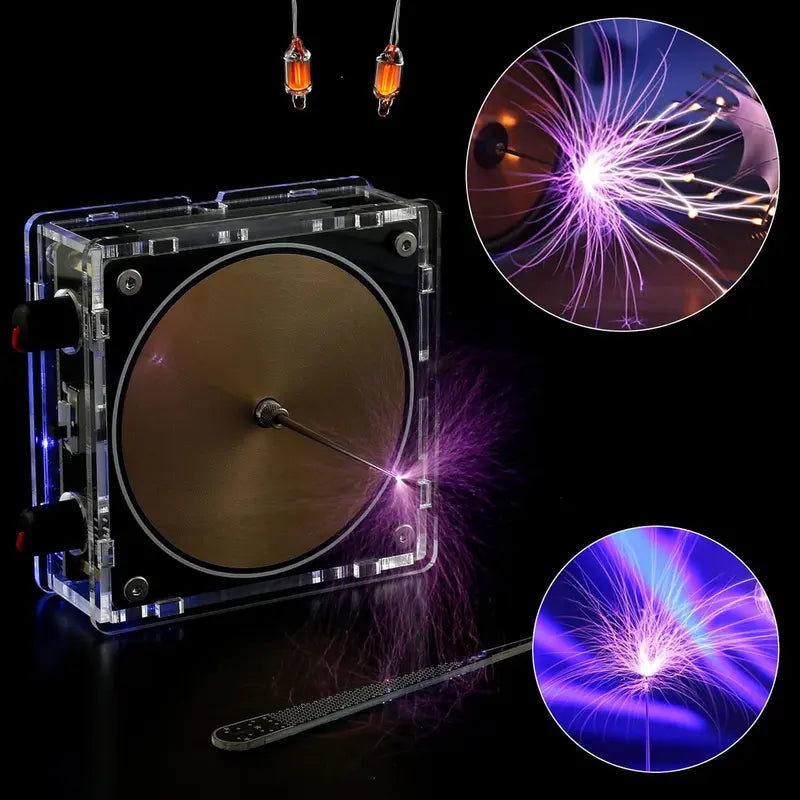 Music Tesla Coil , Touchable, Artificial Lightning, Spark Gap Electric Arc Generator, Dekstop Decoration, Science Teaching, Experminetal Model Music Tesla Coil , Touchable, Artificial Lightning, Spark Gap Electric Arc Generator, Dekstop Decoration, Science Teaching, Experminetal Model