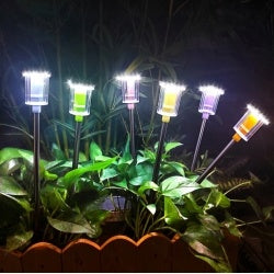 6 Pack Outdoor Solar Landscape Lights Perfectly Suited For Ambient Lighting In Outdoor Spaces, Courtyards, Corridors, Gardens, And Backyards 6 Pack Outdoor Solar Landscape Lights Perfectly Suited For Ambient Lighting In Outdoor Spaces, Courtyards, Corridors, Gardens, And Backyards